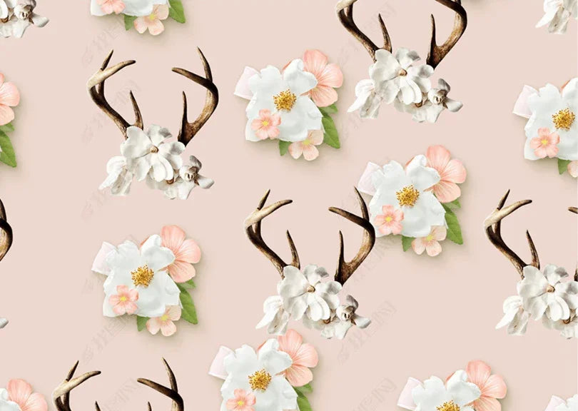 3D Hand Drawn Floral Curtains and Drapes LQH 303- Jess Art Decoration
