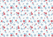3D Hand Drawn Red Floral Curtains and Drapes LQH 322- Jess Art Decoration