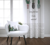 3D Hand Drawn Plant Potted Plant Curtains and Drapes LQH 294- Jess Art Decoration