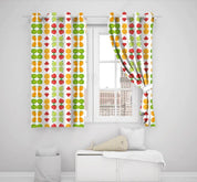 3D Hand Drawn Fruit Pattern Curtains and Drapes LQH 18- Jess Art Decoration