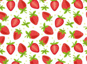 3D Hand Drawn Fruit Strawberry Curtains and Drapes LQH 48- Jess Art Decoration
