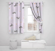 3D Hand Drawn Animal Cat Curtains and Drapes LQH 111- Jess Art Decoration