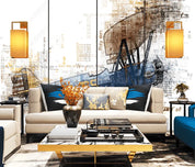 3D Hand Drawn Retro Airplane Wall Mural Wallpaper LQH 156- Jess Art Decoration