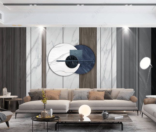 3D Wooden Marble Spliced Wall Mural Wallpaper SWW2892- Jess Art Decoration