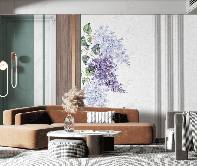 3D Modern Simplicity Flowers Wooden Spliced Wall Mural Wallpaper SWW2774- Jess Art Decoration