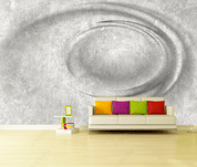 3D Modern Simplicity Abstract Grey Ripple Wall Mural Wallpaper SWW2540- Jess Art Decoration