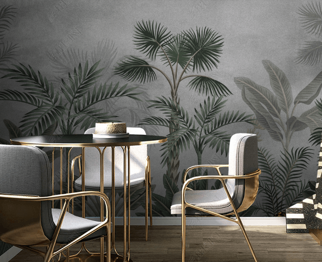 3D Hand Drawn Tropical Jungle Wall Mural Wallpaper LQH 152- Jess Art Decoration