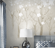 3D Hand Drawn Floral Forest Wall Mural Wallpaper LQH 66- Jess Art Decoration
