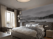 3D Hand Drawn Grey Forest Lake Landscape Wall Mural Wallpaper LQH 150- Jess Art Decoration
