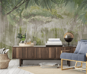 3D Tropical Rainforest Wall Mural Wallpaper LQH 281- Jess Art Decoration