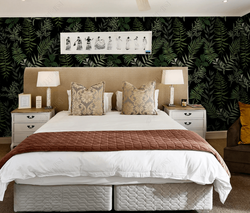 3D Tropics Plant Background Wall Mural Wallpaper SWW3144- Jess Art Decoration
