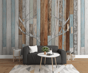 3D Wooden Elk Wall Mural Wallpaper SWW3233- Jess Art Decoration