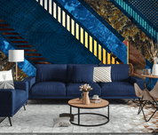 3D Modern Marble Texture Geometry Wall Mural Wallpaper SWW3467- Jess Art Decoration