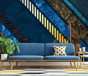 3D Modern Marble Texture Geometry Wall Mural Wallpaper SWW3467- Jess Art Decoration