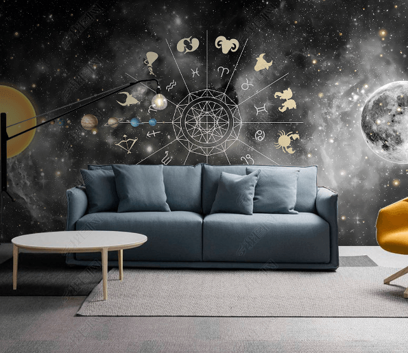 3D Space Constellation Planet Wall Mural Wallpaper LQH 88- Jess Art Decoration