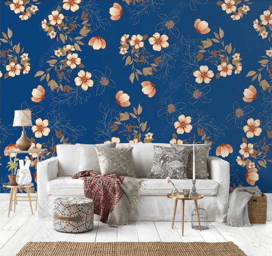 3D Vintage Floral Pattern Seamless Wall Mural Wallpaper SWW4664- Jess Art Decoration