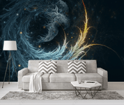 3D Hand Drawn Animal Phoenix Wall Mural Wallpaper LQH 95- Jess Art Decoration