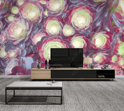 3D Hand Drawn Succulent Plant Wall Mural Wallpaper LQH 4- Jess Art Decoration