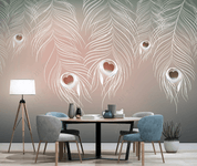 3D Hand Drawn Feather Texture Wall Mural Wallpaper LQH 91- Jess Art Decoration