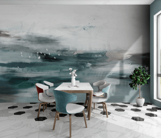 3D Watercolor Landscape Texture Abstract Wall Mural Wallpaper LLL 2633- Jess Art Decoration