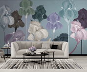 3D Hand Drawn Floral Multicolor Abstract Wall Mural Wallpaper LLL 2638- Jess Art Decoration