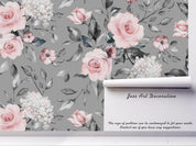 3D Watercolor Pink Floral Wall Mural Wallpaper 79 LQH- Jess Art Decoration