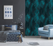 3D Leaf Graphic 42 Wall Murals