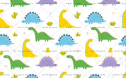 3D Color Cartoon Dinosaur Wall Mural Wallpaper 88- Jess Art Decoration