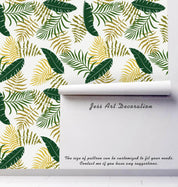 3D Green Leaves Wall Mural Wallpaper 39- Jess Art Decoration