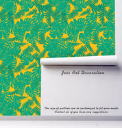 3D Green Leaves Wall Mural Wallpaper 40- Jess Art Decoration