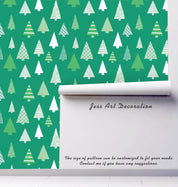 3D Green Pine Wall Mural Wallpaper 41- Jess Art Decoration