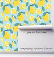 3D Yellow Lemon Wall Mural Wallpaper 58- Jess Art Decoration