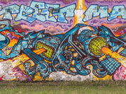 3D Colored Graffiti Letter Wall Mural Wallpaper 17- Jess Art Decoration