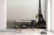 3D Black White Eiffel Tower Wall Mural Wallpaper 11- Jess Art Decoration