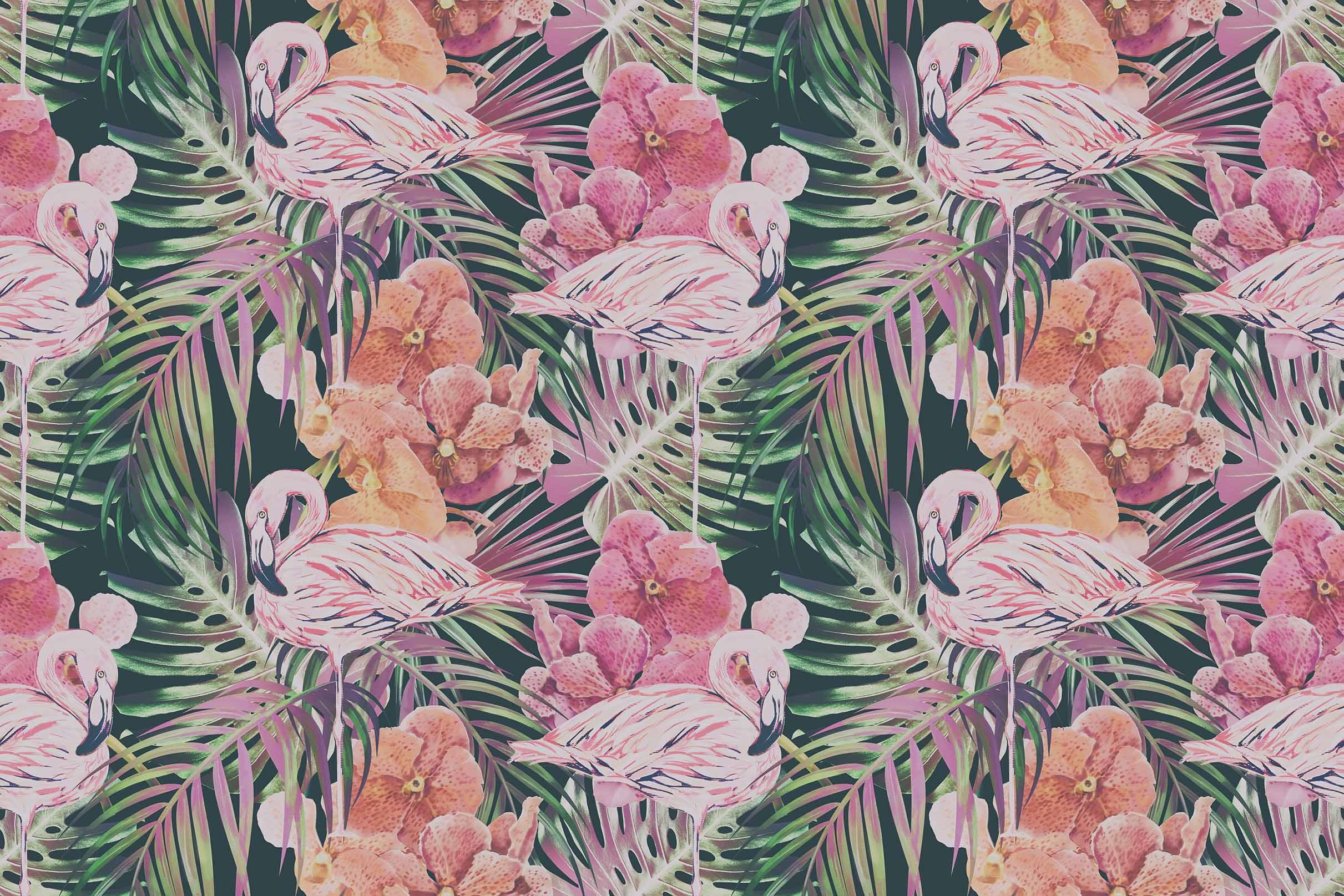 3D Flamingo Leaves Floral Quilt Cover Set Bedding Set Pillowcases 47- Jess Art Decoration