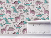 3D Cartoon Dinosaur Wall Mural Wallpaper 61- Jess Art Decoration