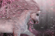 3D Pink Unicorn Wall Mural Wallpaper 35- Jess Art Decoration