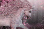 3D Pink Unicorn Wall Mural Wallpaper 35- Jess Art Decoration