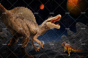 3D Dinosaur Space Wall Mural Wallpaper 42- Jess Art Decoration