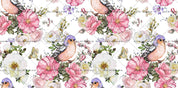 3D Colorful Flowers Birds Background Wall Mural Wallpaper 47- Jess Art Decoration