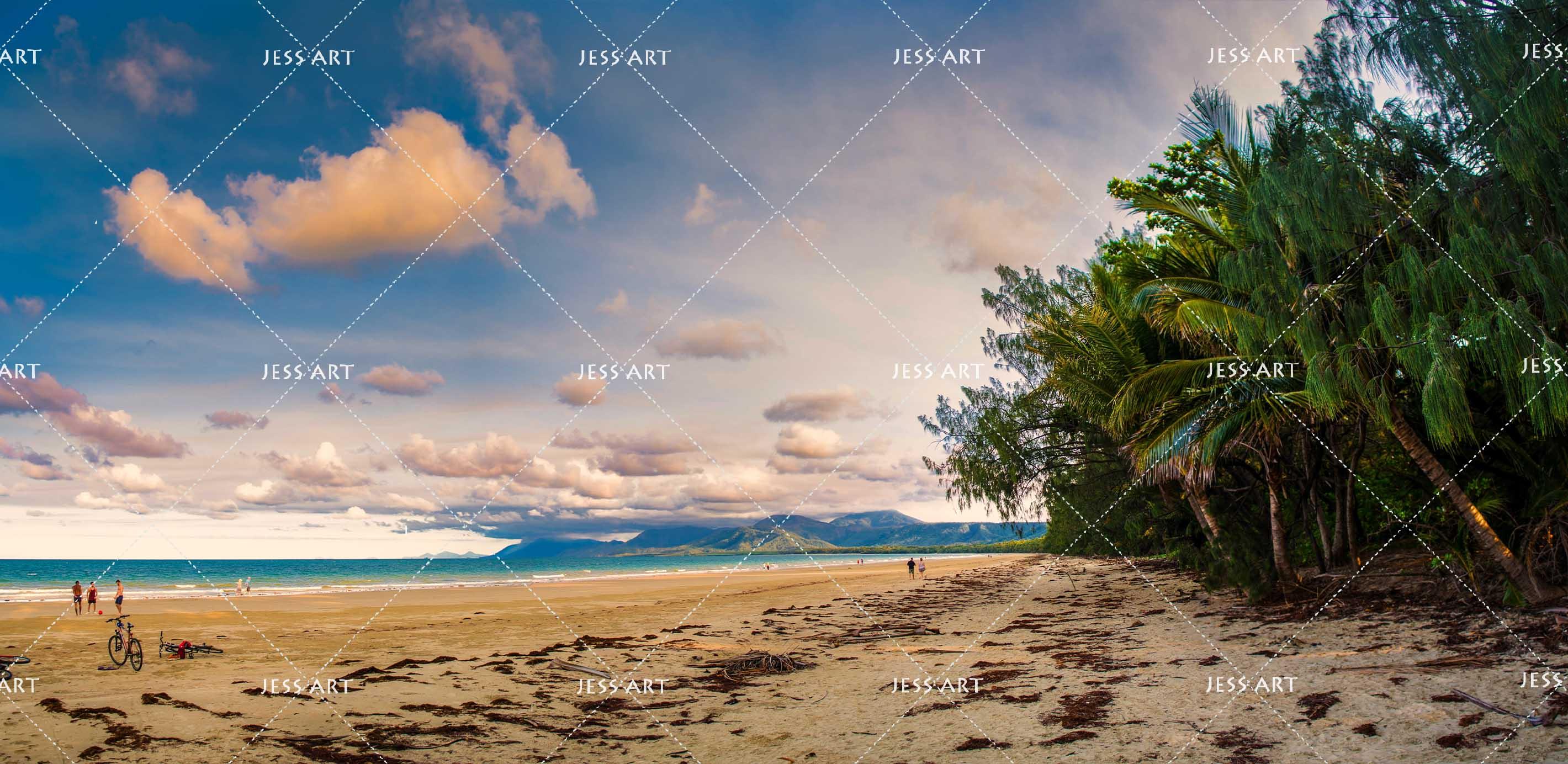 3D blue sky sea tree wall mural wallpaper 100- Jess Art Decoration