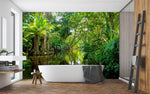 3D Tropical Woods River 098 Wall Murals
