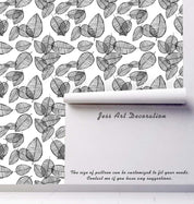 3D Gray Leaf Texture Wall Mural Wallpaper 170- Jess Art Decoration