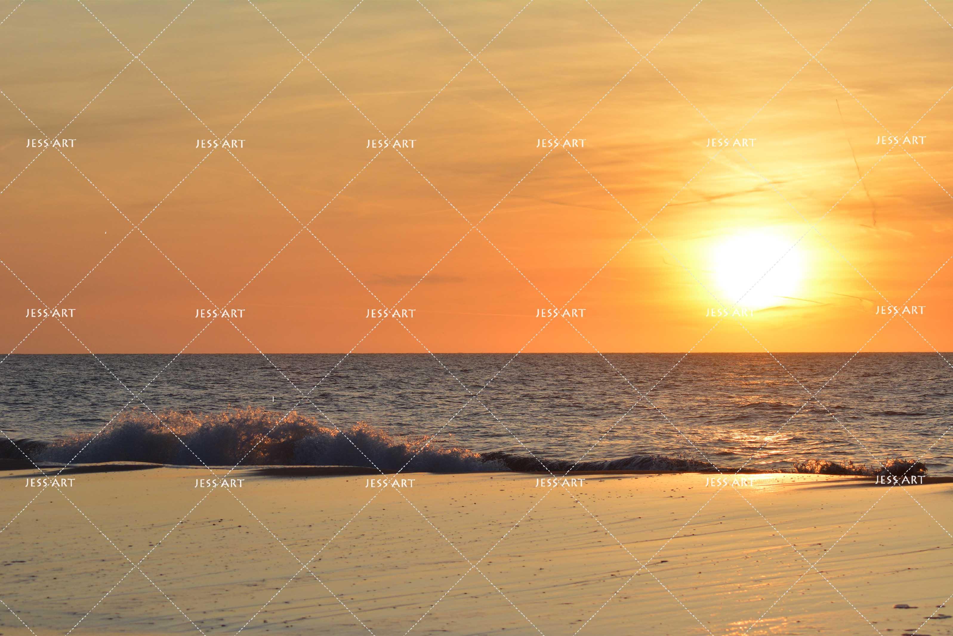 3D Sea Dusk Wall Mural Wallpaper 107- Jess Art Decoration