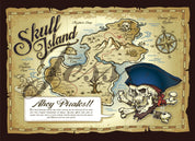 3D Pirate Base Map Wall Mural Wallpaper 2- Jess Art Decoration