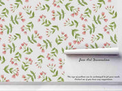 3D Hand Sketching Pink Floral Pattern Wall Mural Wallpaper LXL 156- Jess Art Decoration