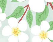 3D White Floral Leaves Wall Mural Wallpaper LQH 176- Jess Art Decoration
