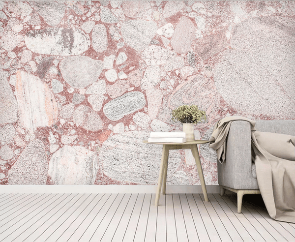 3D Pink Marble Texture Wall Mural Wallpaper 33- Jess Art Decoration