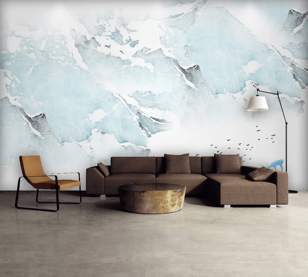 3D Snow Mountains Elk Wall Mural Wallpaper 42- Jess Art Decoration