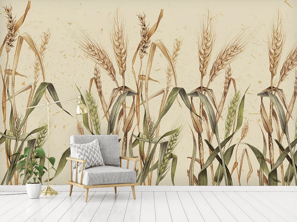3D Wheat Ears Wall Mural Wallpaper 29- Jess Art Decoration
